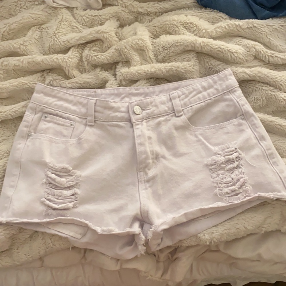 Size Small White Chouyatou Jean shorts